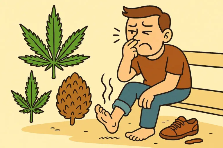 Cannabis y el olor de los pies