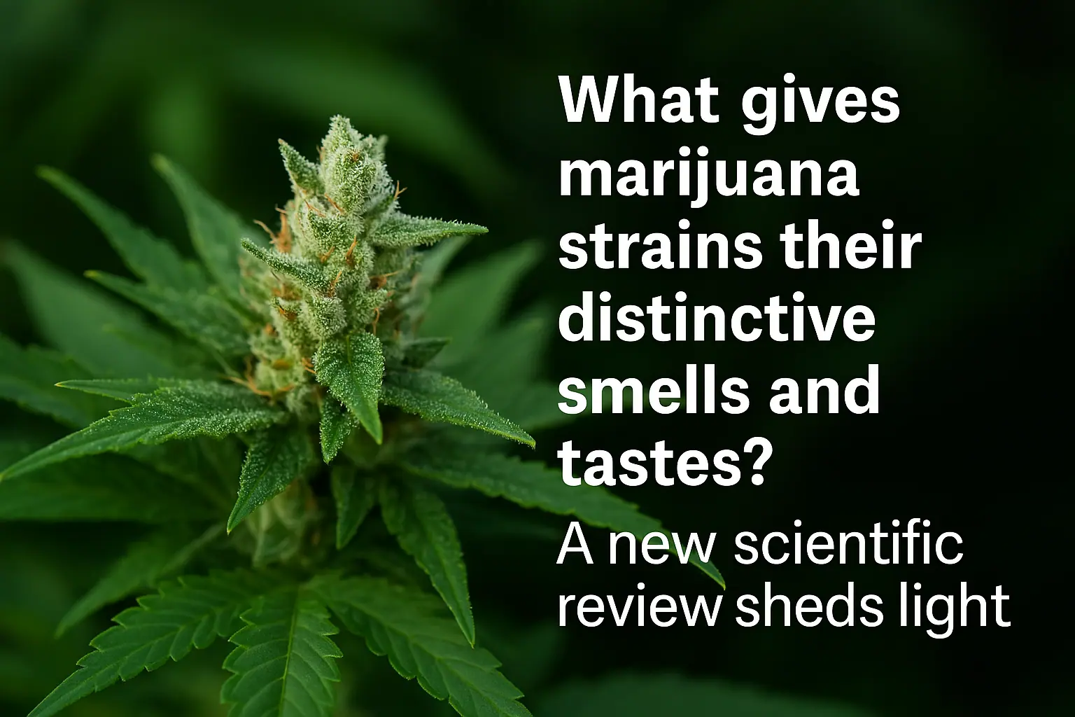 Qué da al cannabis su aroma: una revisión científica analiza genética, cultivo y conservación