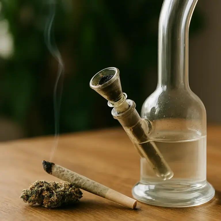 bong frente al porro