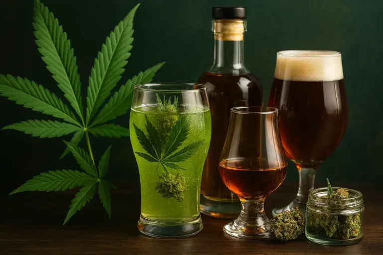 bebidas con cannabis