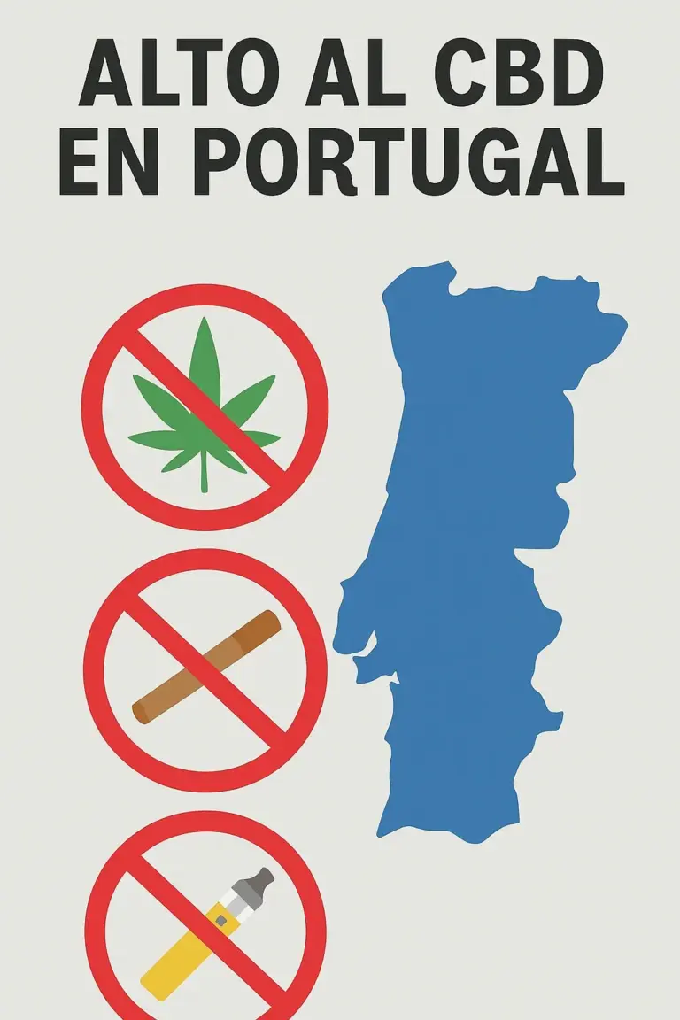 Portugal veta el CBD recreativo