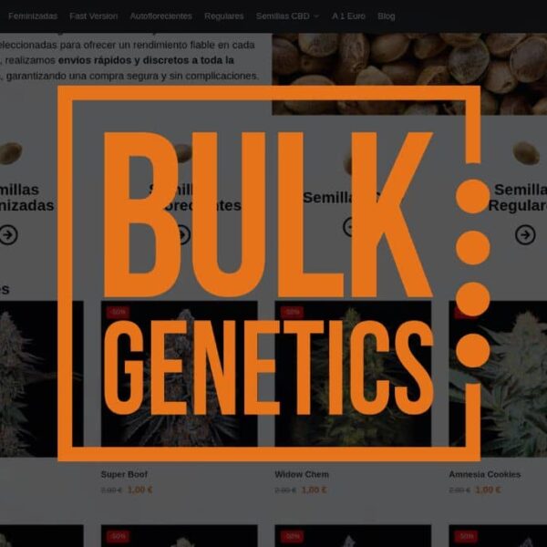 Nueva web de Bulk Genetics para España