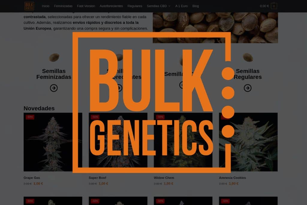 Nueva web de Bulk Genetics para España