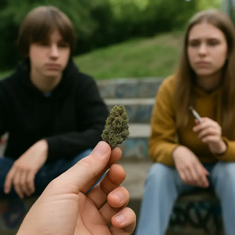 consumo de marihuana entre adolescentes