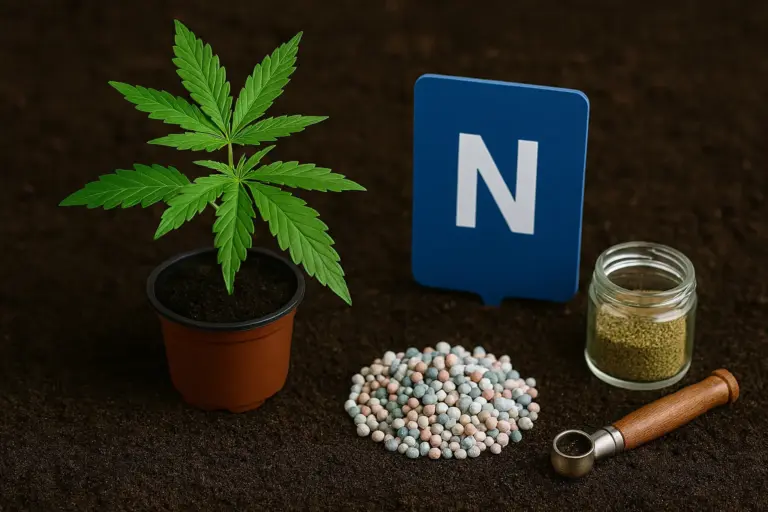 nitrógeno en el cannabis