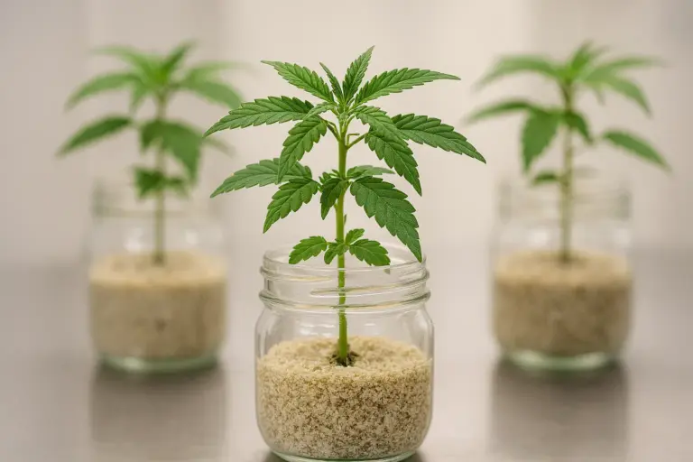 micropropagación del cannabis