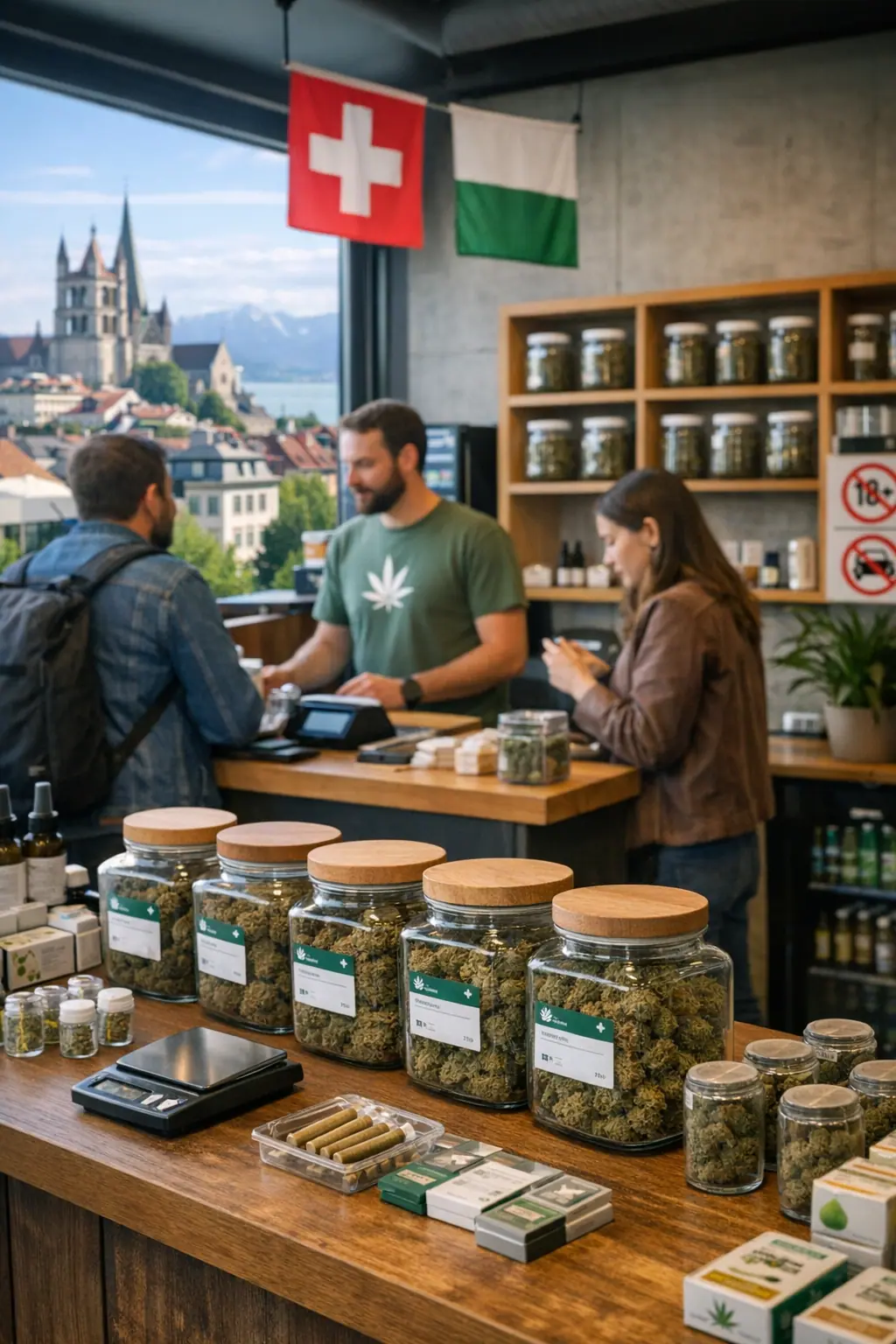 La venta regulada de cannabis en Lausana resta 2 millones de francos al mercado negro