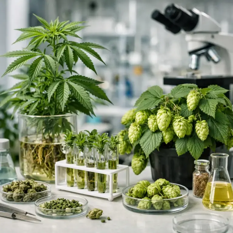 cerveza y el cannabis