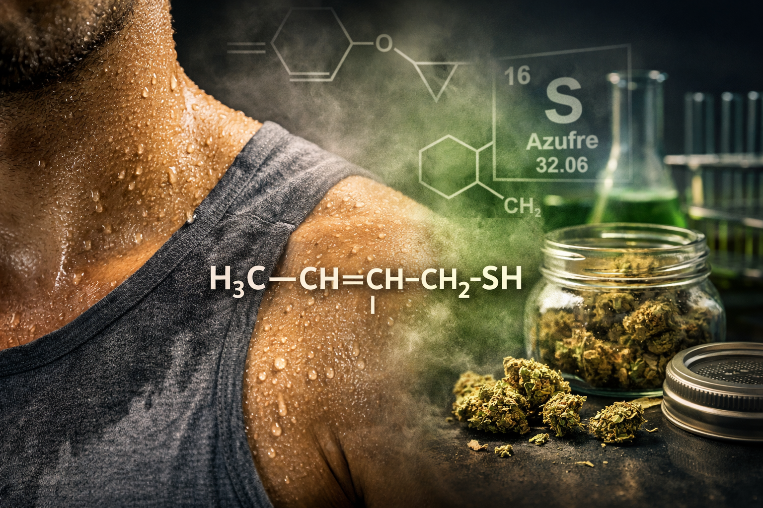 tu sudor desprende un aroma parecido al de hierbas secas o incluso al cannabis?