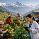 "Cultivo de cannabis medicinal e industrial en Nepal con científicos y agricultores