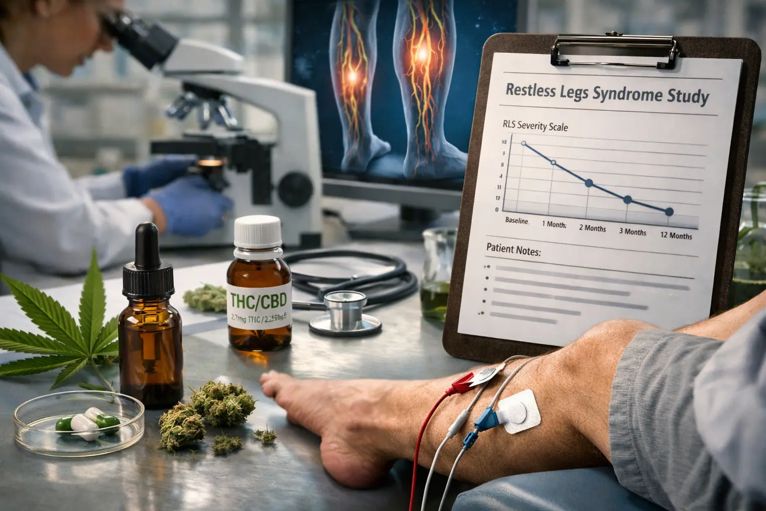 Un estudio español apunta a que el cannabis alivia el síndrome de piernas inquietas