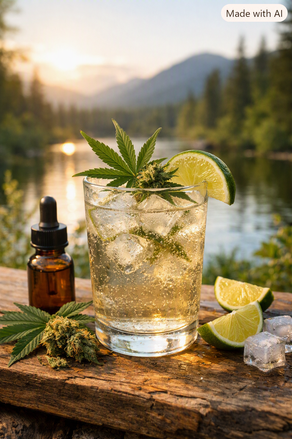 Bebida con cannabis