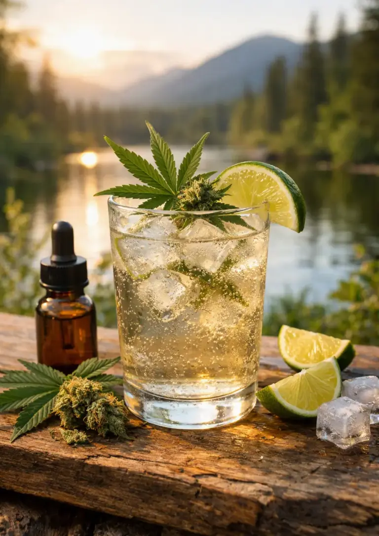 Bebida con cannabis
