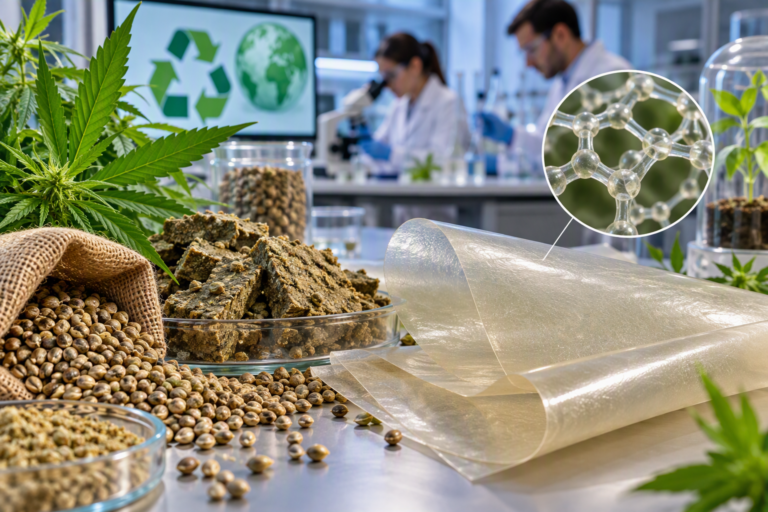 Los residuos del cáñamo podrían convertirse en una nueva generación de bioplásticos más resistentes y sostenibles