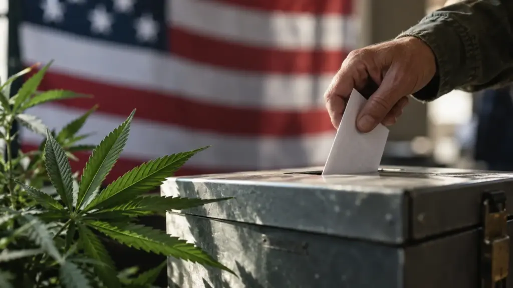 El cannabis se juega su futuro en las elecciones de Estados Unidos: ¿puede dar marcha atrás la legalización?